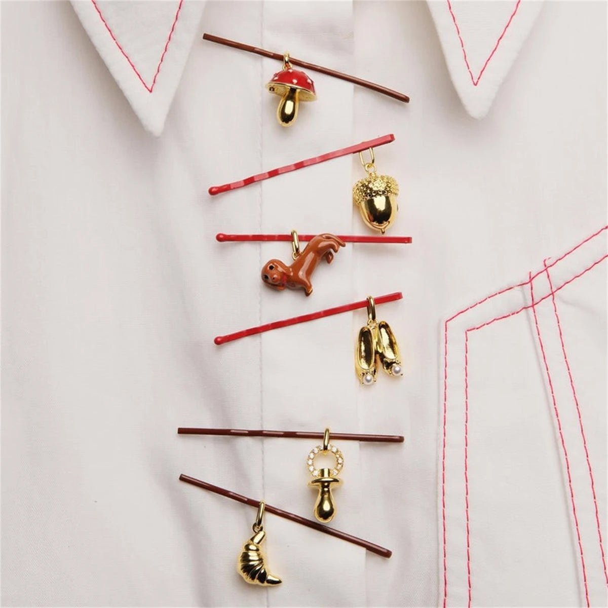 【DIY Pendant】Stainless Steel Food & Beverage Charm Pendant - PS015