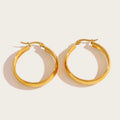 Hoop Earrings Vintage — 316L Stainless Steel · PS417