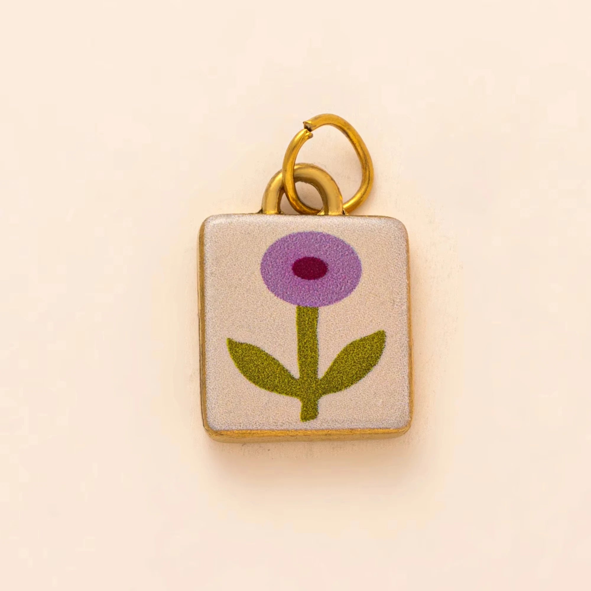 【DIY Pendant】Stainless Steel Floral & Fruit Charm Pendant - PS007