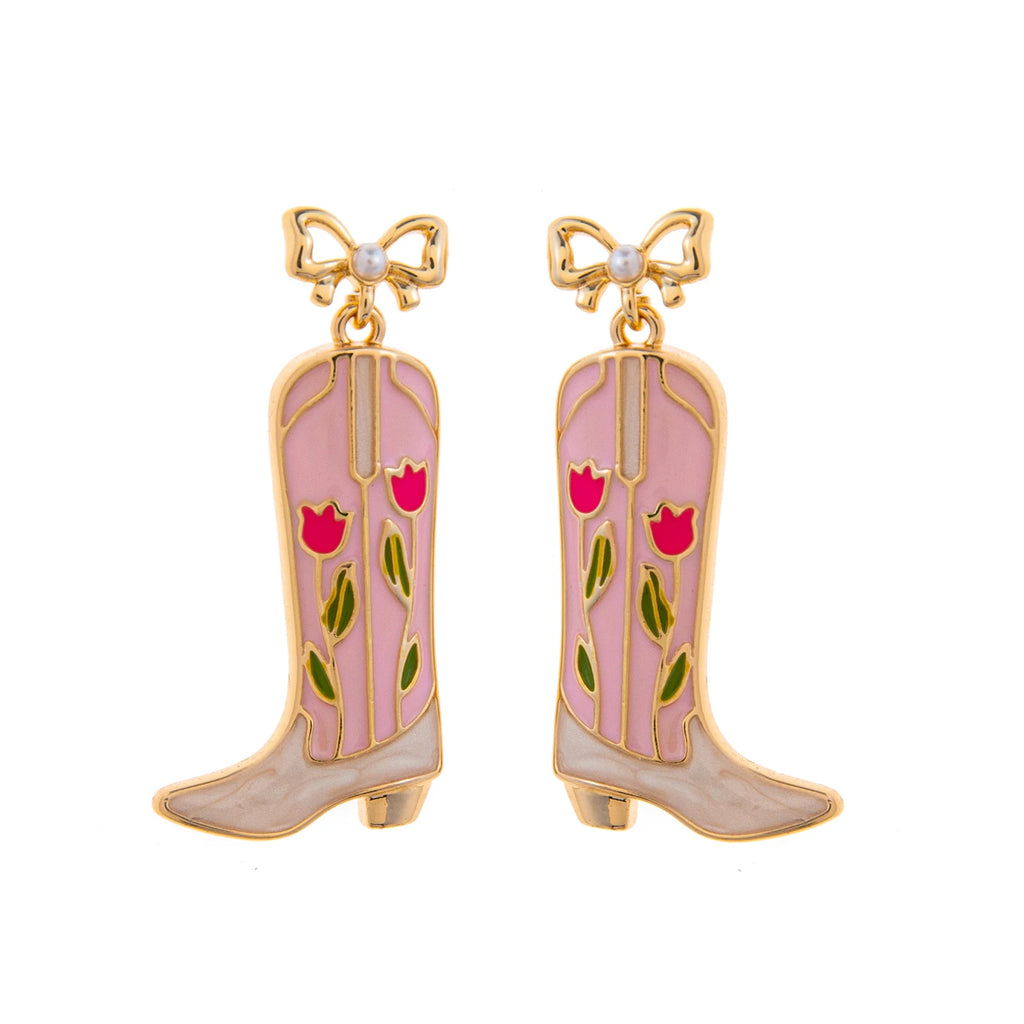 New Fashion Autumn Boots Love Earrings Earrings Female Gold Plated Color Preserving Earrings