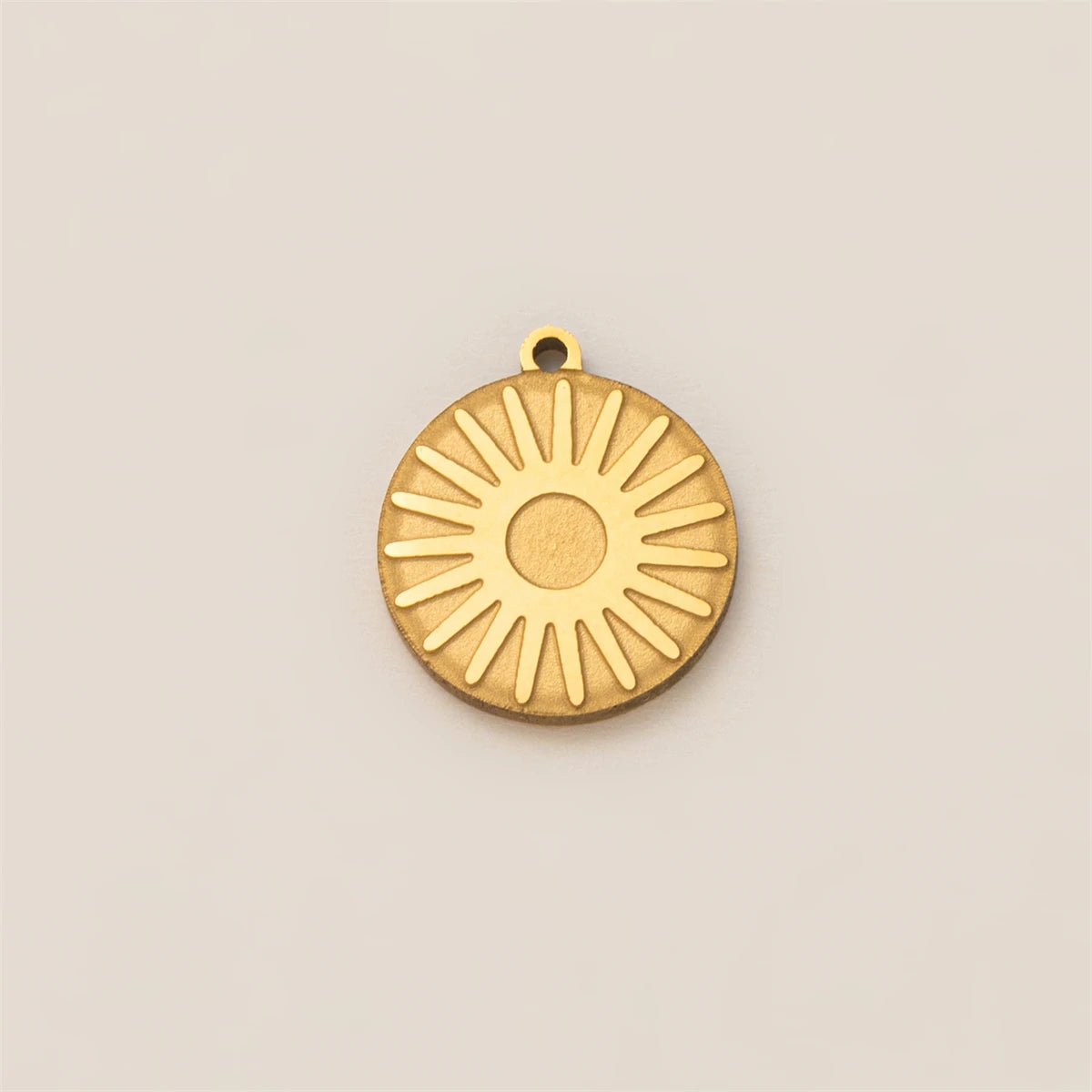 【DIY Pendant】Gold Plated Copper & Stainless Steel Celestial Charm Pendant - PC014
