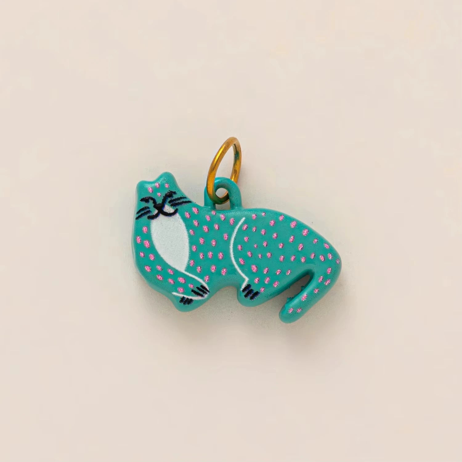 【DIY Pendant】Gold Plated Stainless Steel Bird & Flower Charm Pendant - PS006