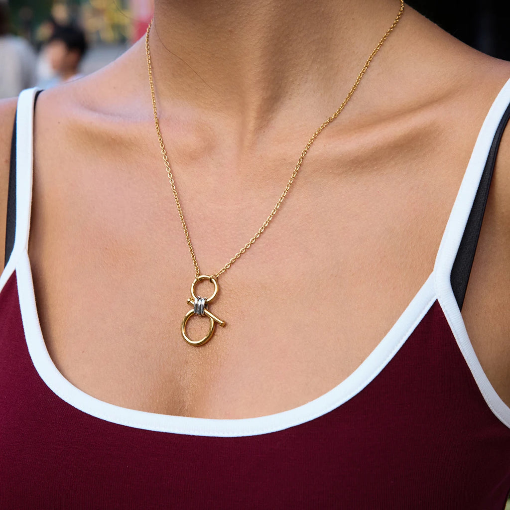 Equestrian Smooth Necklace — Stainless Steel · PS304