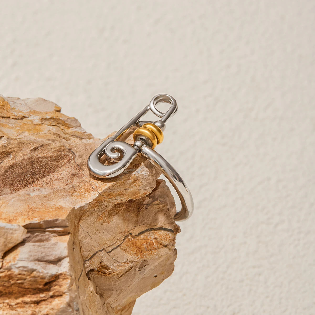 Mixed Ring Stack — Stainless Steel · PS260