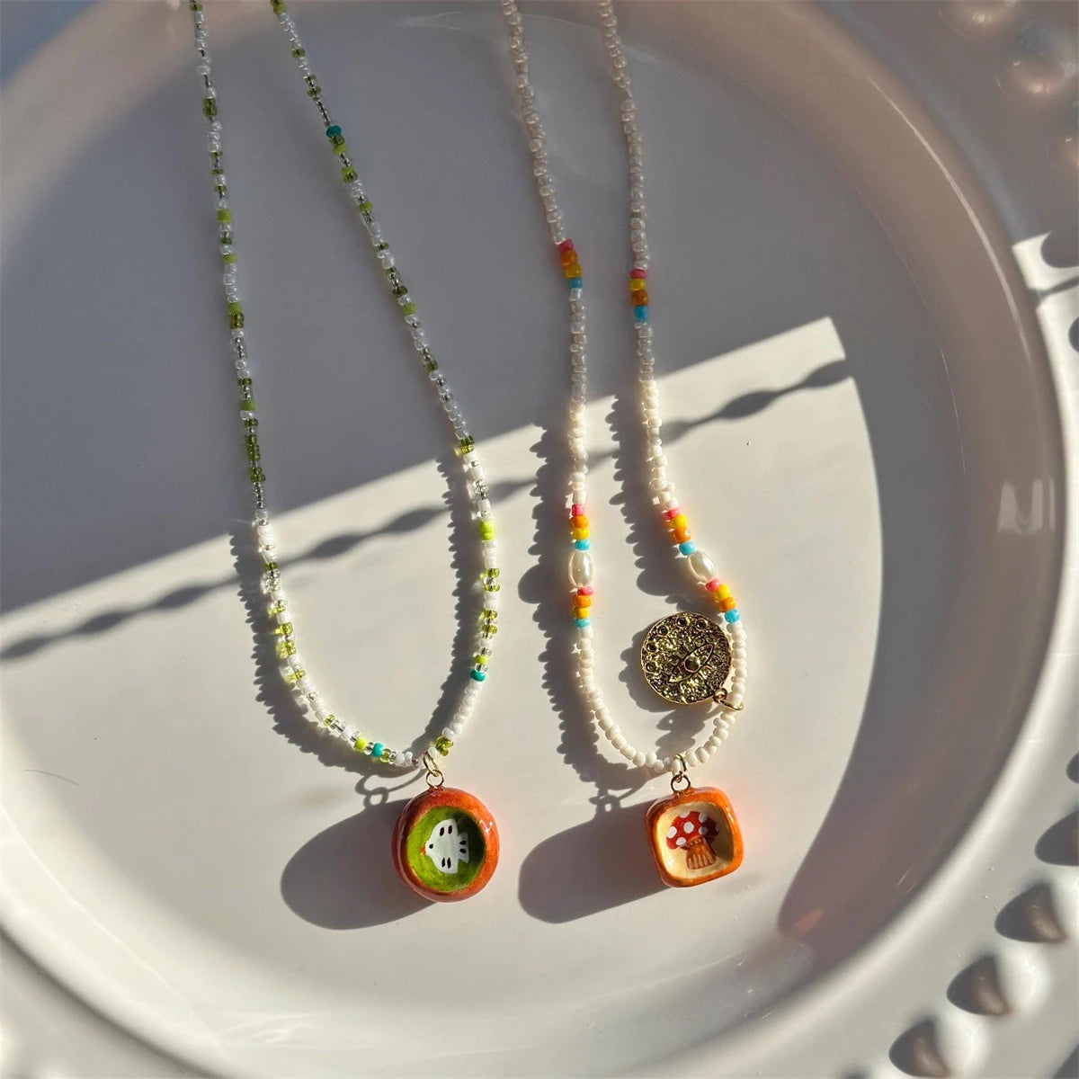 【DIY Pendant】Stainless Steel Food & Beverage Charm Pendant - PS003