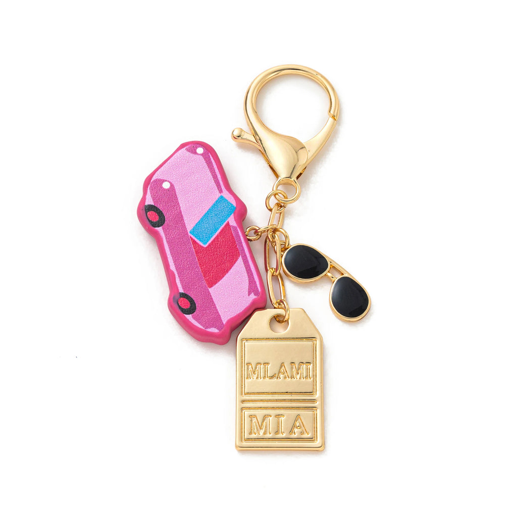 New Colorful Chain Multi Element Keychain Skating Boots Umbrella Pearl DIY Accessories Gold Plated