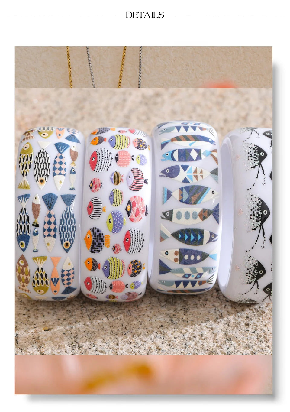 Resin Geometric Bracelet — Resin · PA66