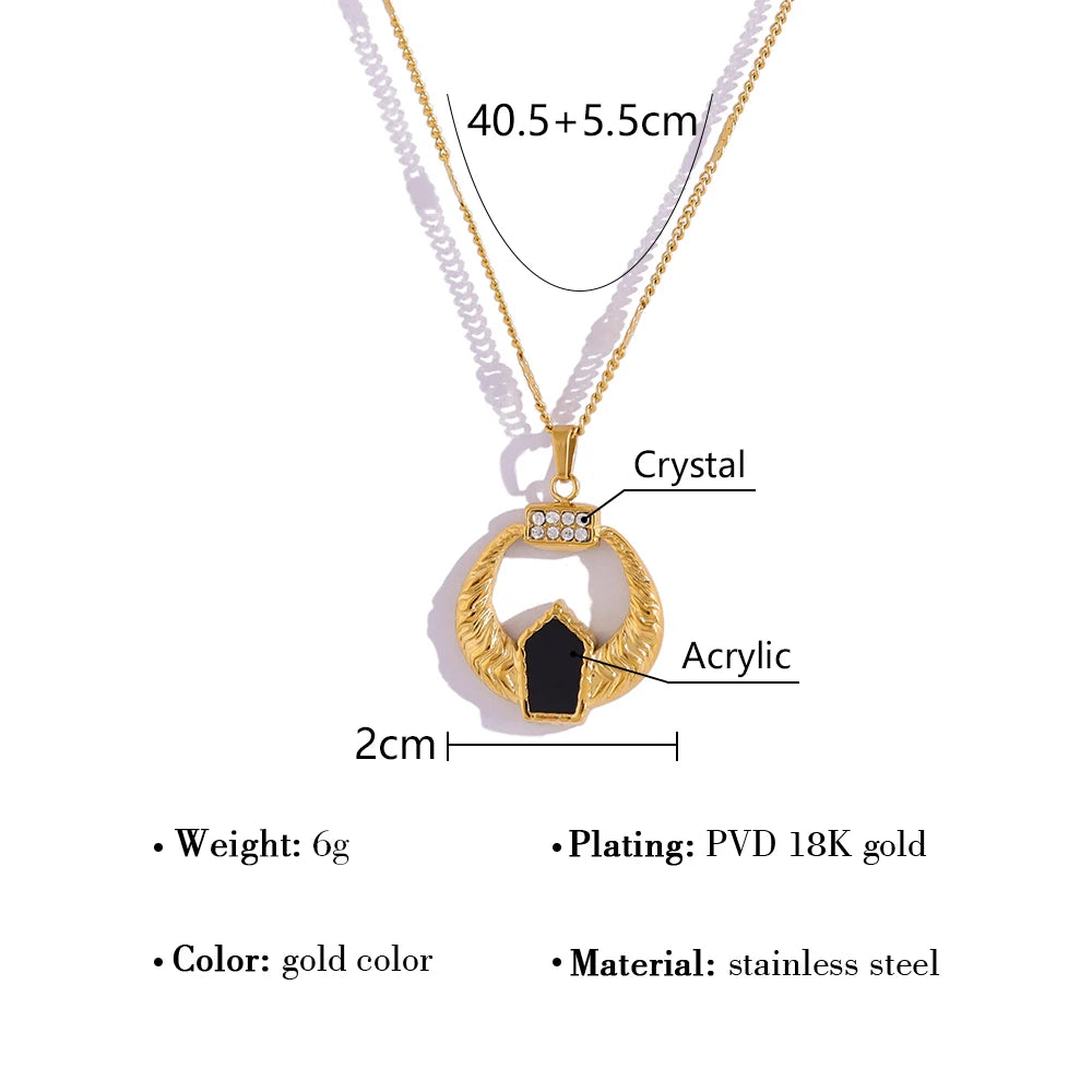 Pendant Necklace — 316L Stainless Steel · PS410