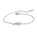 Cubic Zirconia Geometric Chain Bracelet — Gold-Plated Stainless Steel with Cubic Zirconia · PS1757