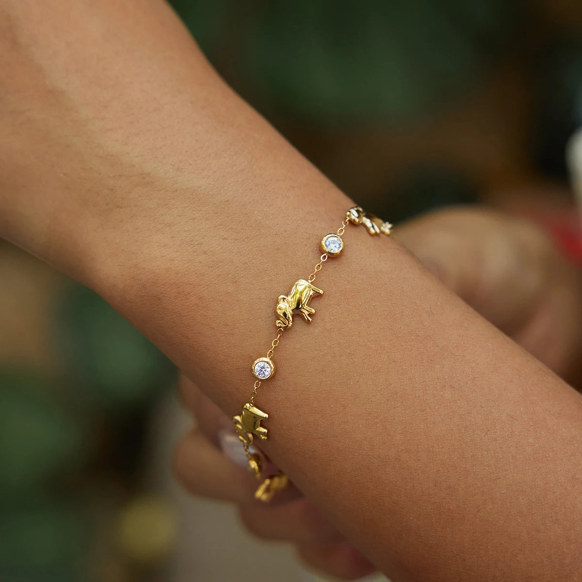 CZ Chain Bracelet — Stainless Steel · PS284