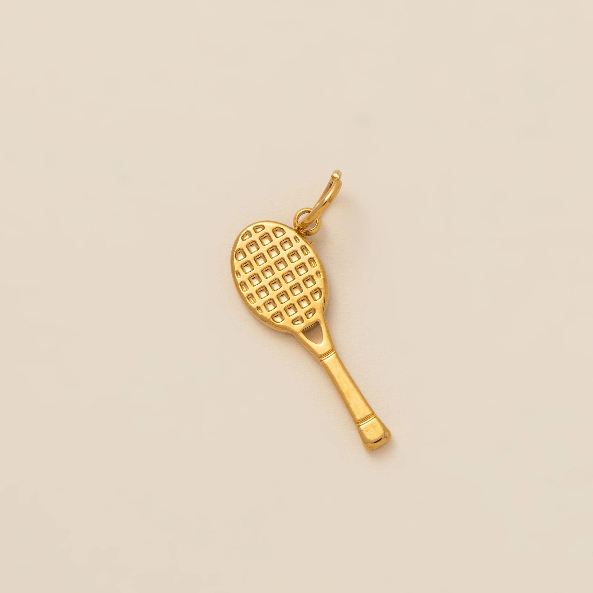 【DIY Pendant】Gold Plated Stainless Steel Sports Charm Pendant - PS024