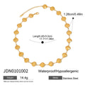Ocean Bead Layered Necklace — Stainless Steel · PS162