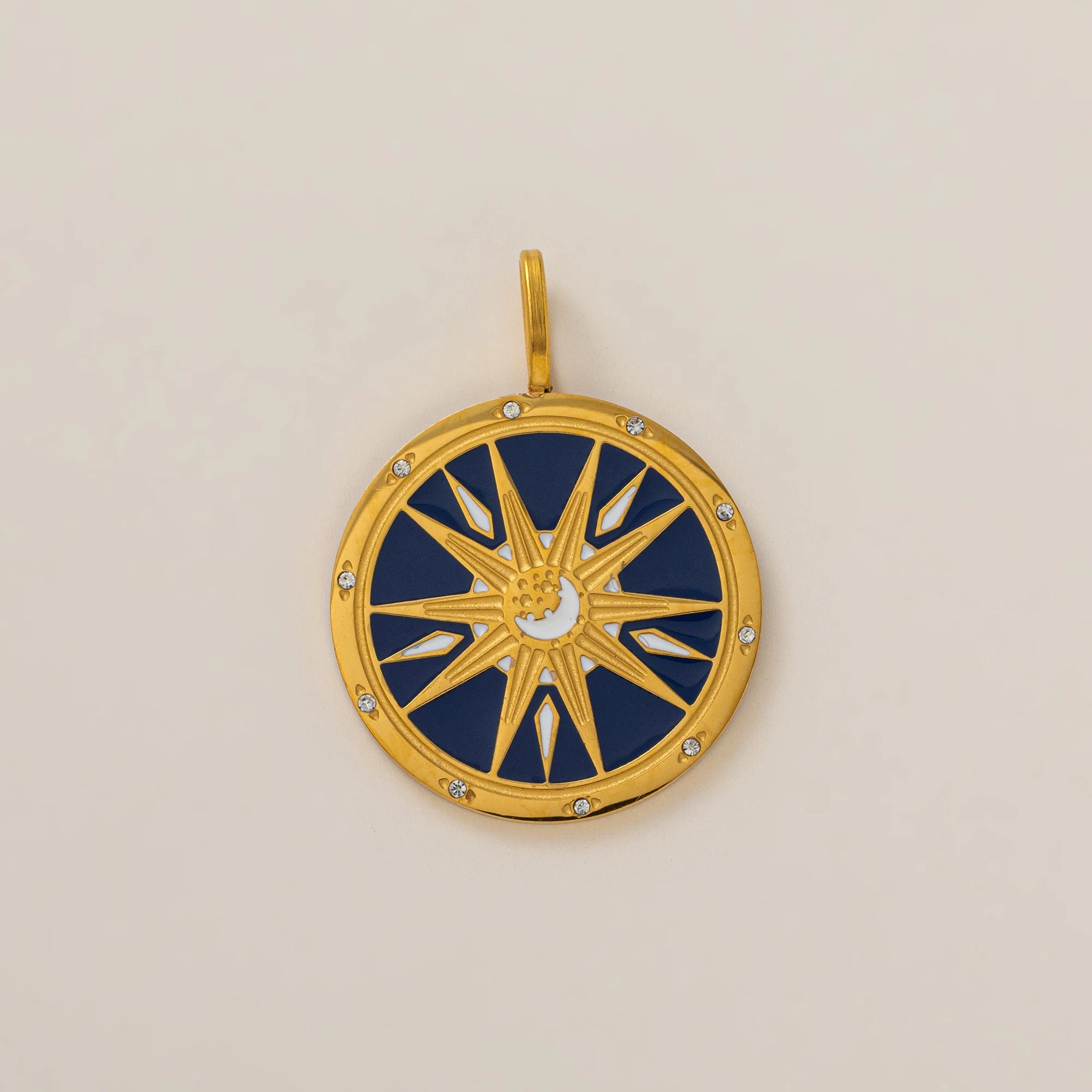 【DIY Pendant】18K Gold Plated Stainless Steel Charm Pendant - PS027