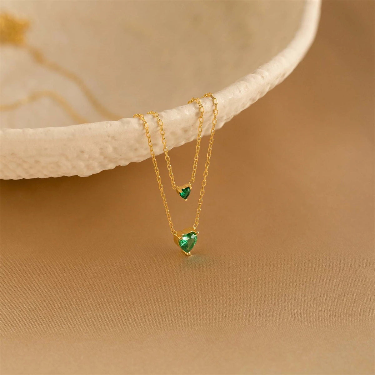 Stainless Steel Twelve Birthday Stone Necklace Love Pendant Necklace Month Stone