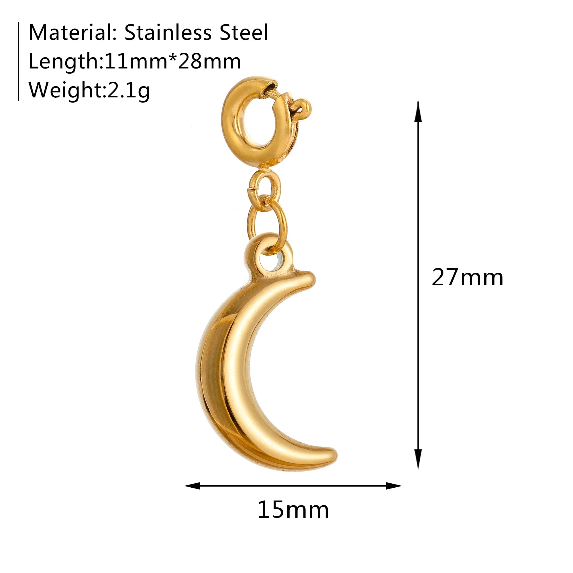 【DIY Pendant】Stainless Steel Charm Pendant - PS022