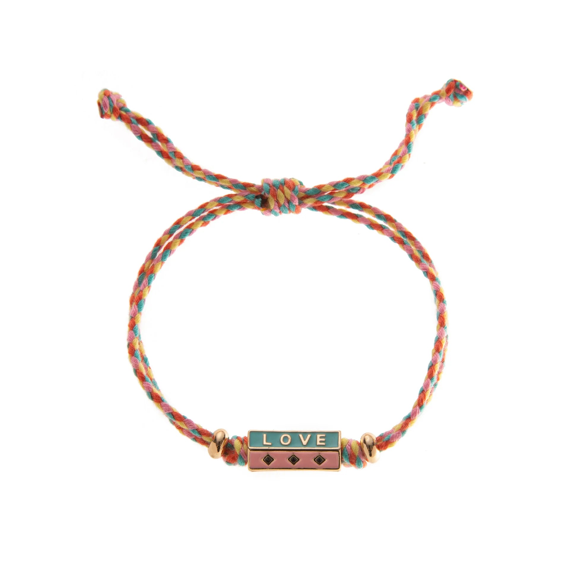 Tribal Style Handmade Braided Rope Pendant Necklace and Bracelet