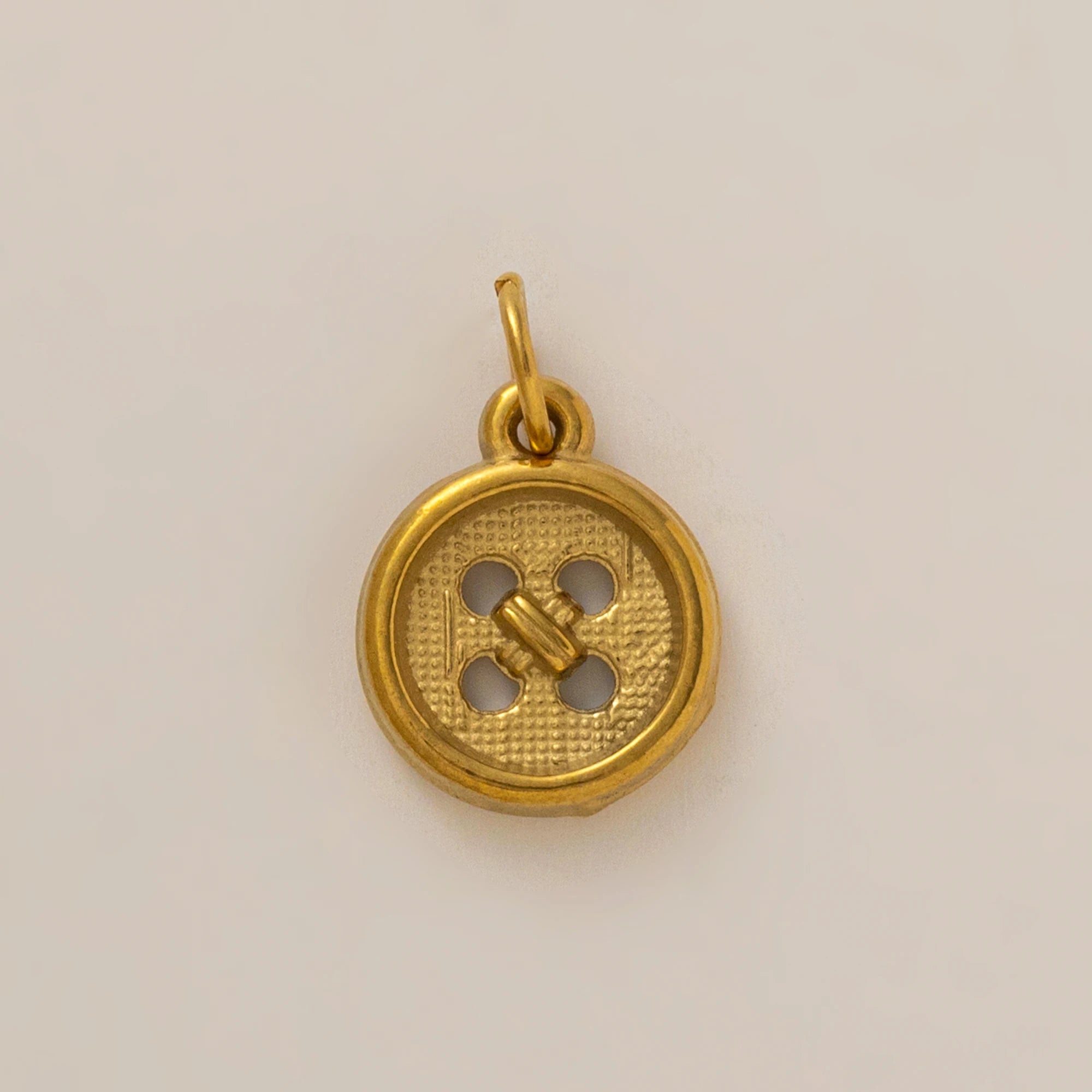 【DIY Pendant】18K Gold Plated Stainless Steel Charm Pendant - PS025