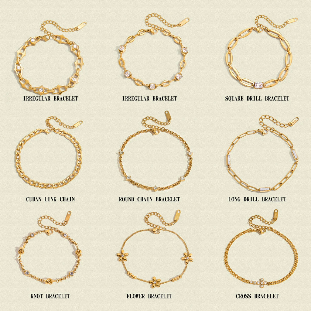 Cross Chain Bracelet — Stainless Steel · PS297