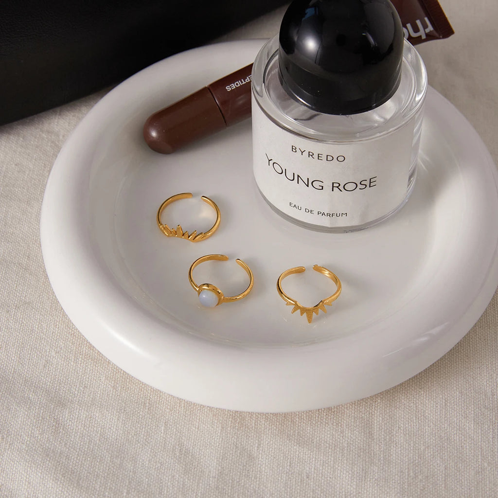 Sunburst Ring — Stainless Steel · PS129