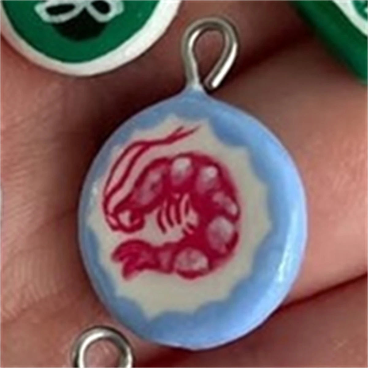 【DIY Pendant】Copper Colorful Charm Pendant - PC012