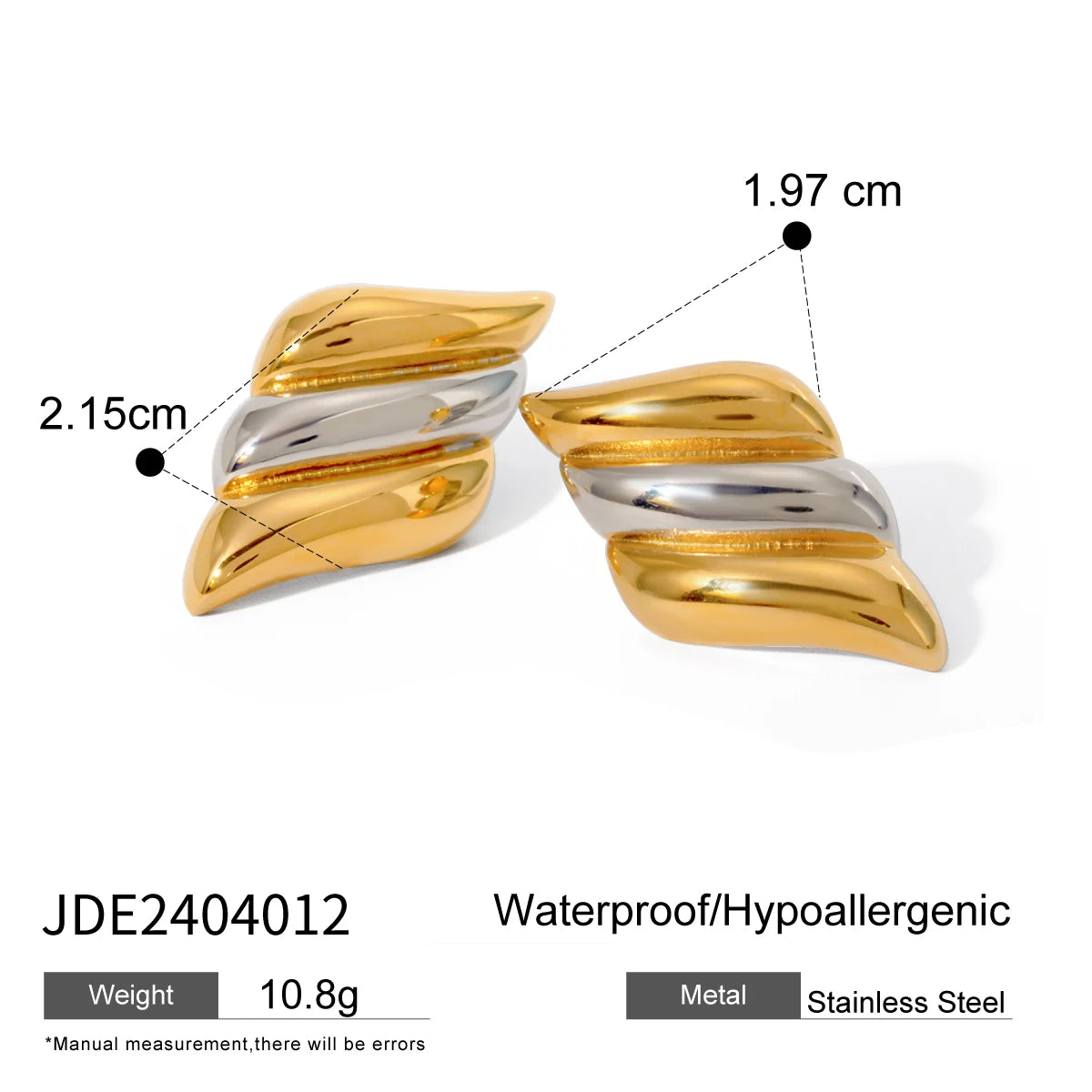 Vintage Earrings — 316L Stainless Steel