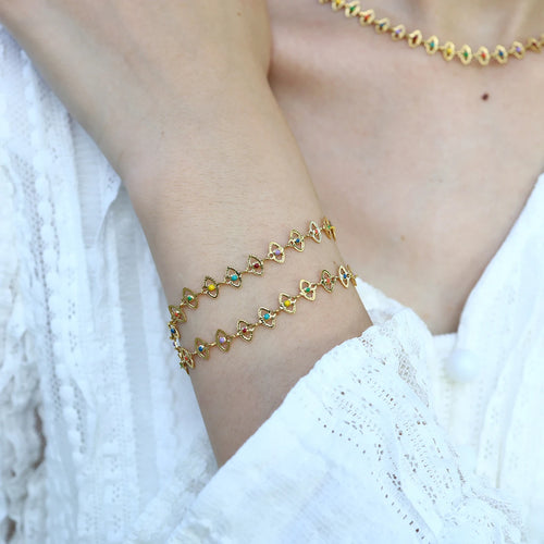 Colorful Enamel Choker Necklace — 316L Stainless Steel