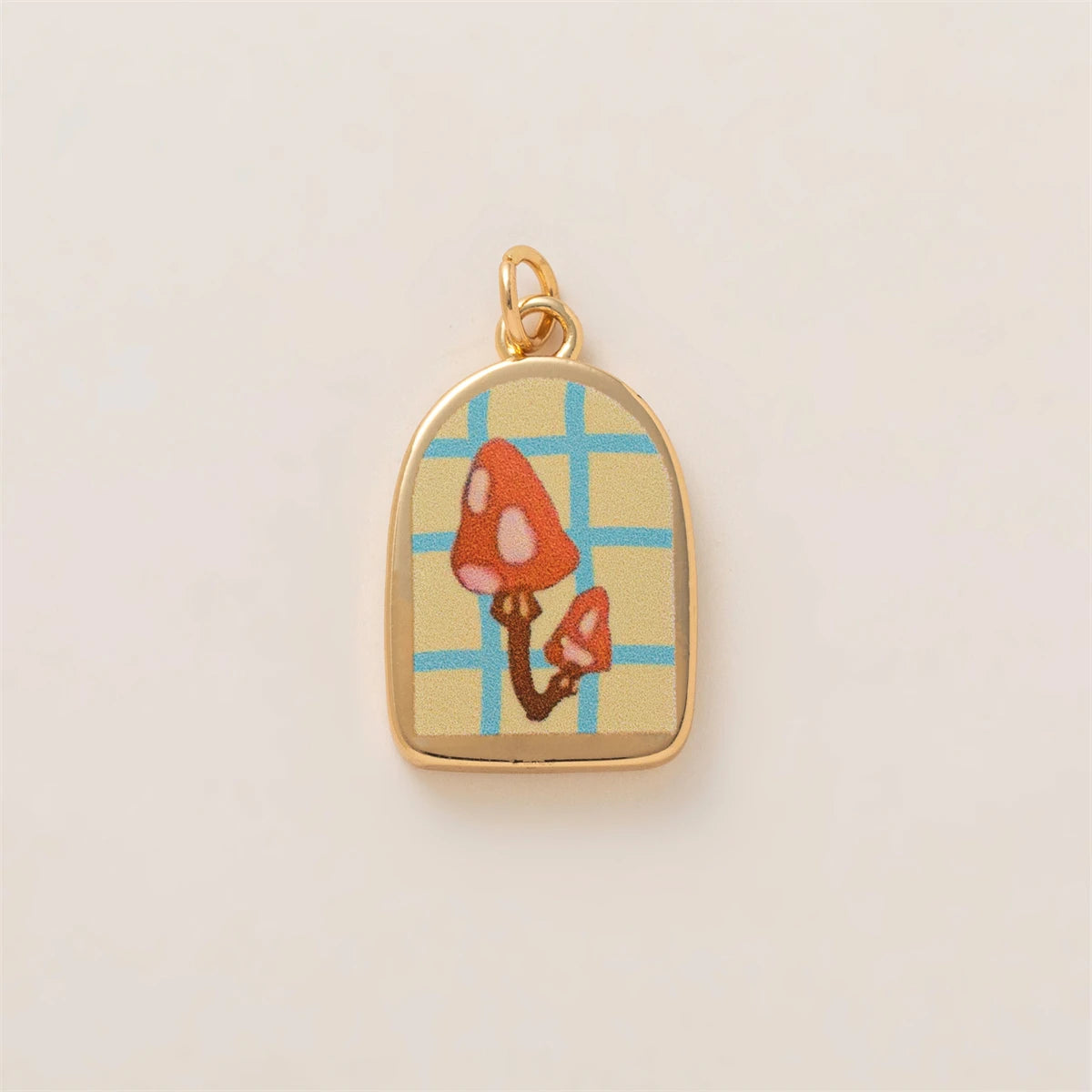 【DIY Pendant】Copper Floral Charm Pendant - PC006