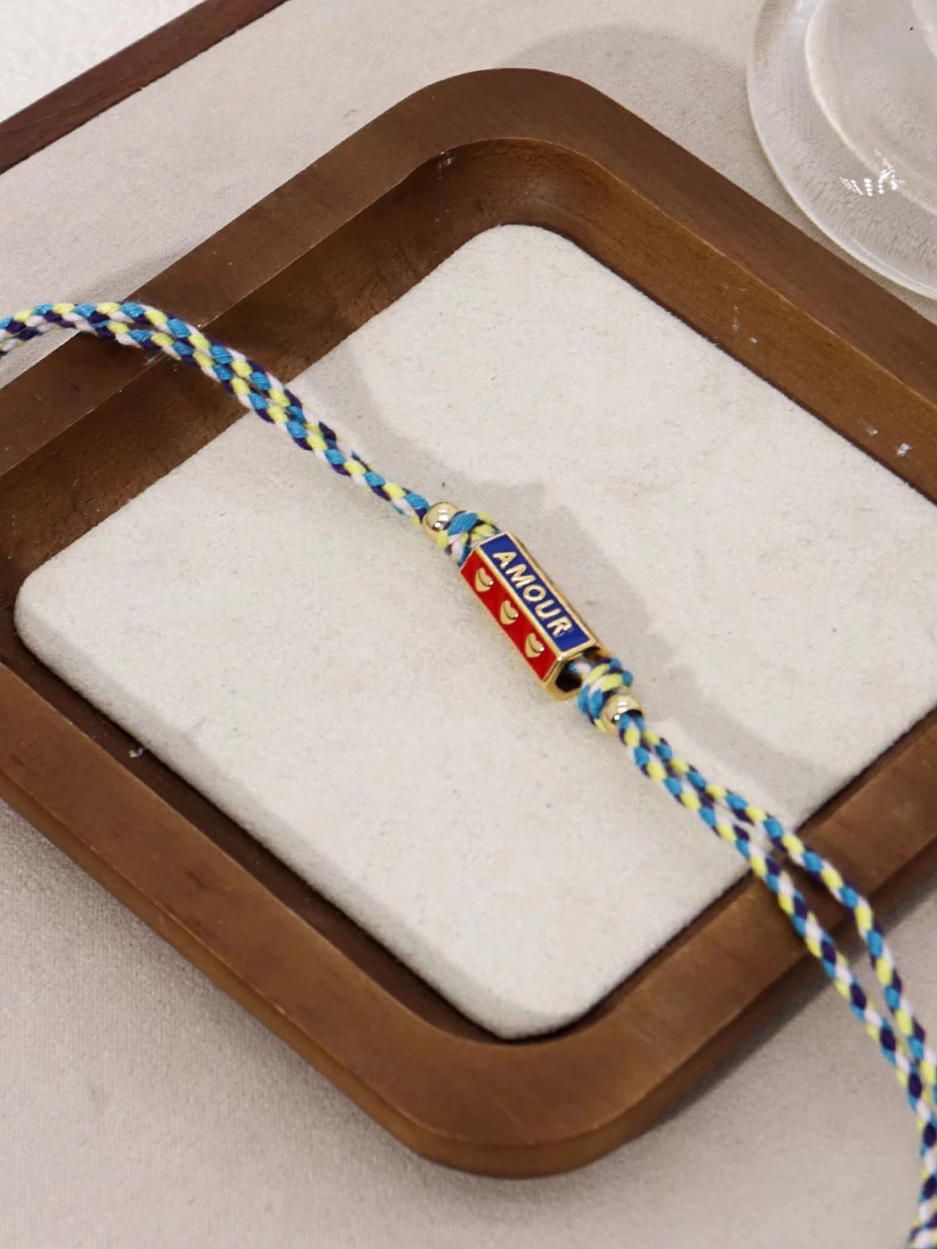 Tribal Style Handmade Braided Rope Pendant Necklace and Bracelet
