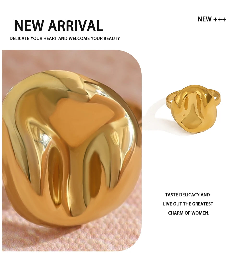 Irregular Vintage Ring — Stainless Steel · PS416