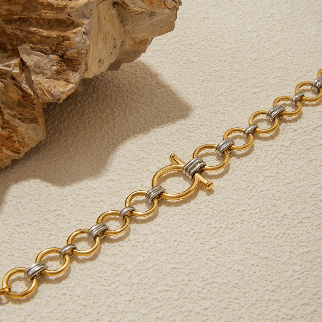 Equestrian Smooth Bracelet — Stainless Steel · PS302