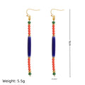 Stainless steel fashionable small fish plated with 18k gold, niche ins style earrings with color retention