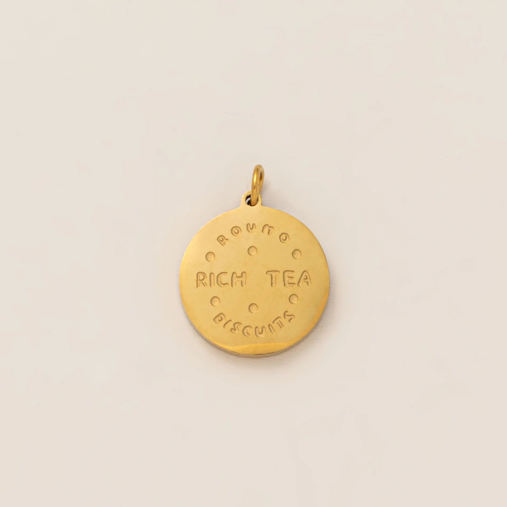 【Charm Necklace】Stainless steel fashionable casual teapot, biscuit, heart pendant, vacuum plated 18K gold color preservation in the furnace