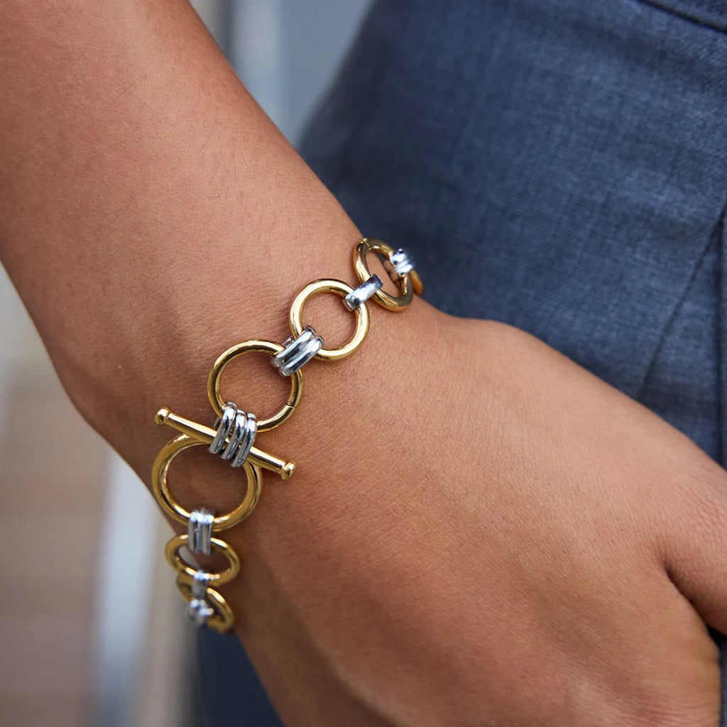Equestrian Smooth Bracelet — Stainless Steel · PS302