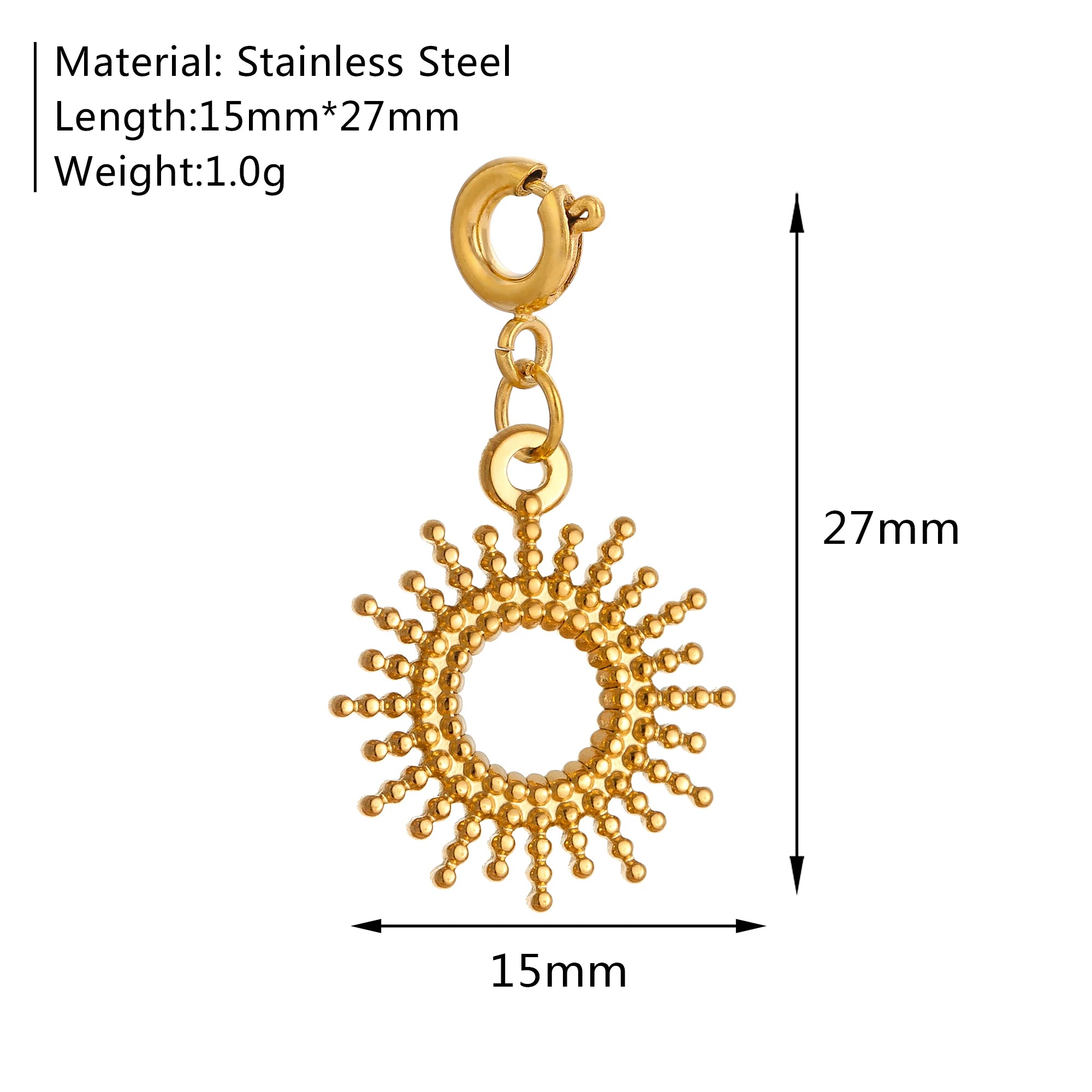 【DIY Pendant】Stainless Steel Charm Pendant - PS022