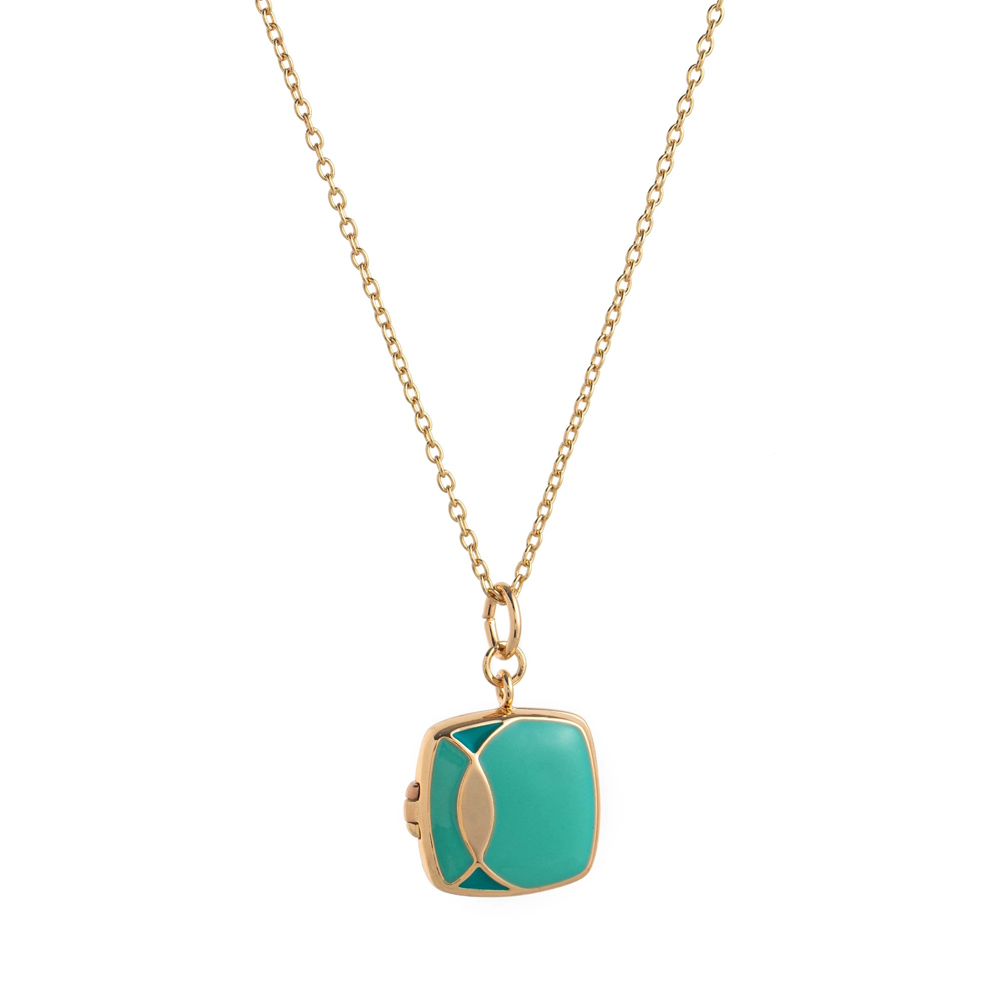 Vintage style round square oval box opening and closing drip oil spring and summer color photo album gift 2025 trend necklaces