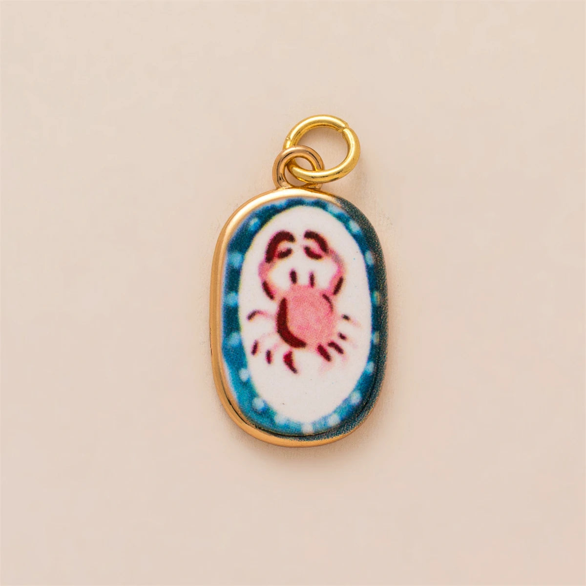 【DIY Pendant】Copper Colorful Cartoon Charm Pendant - PC004