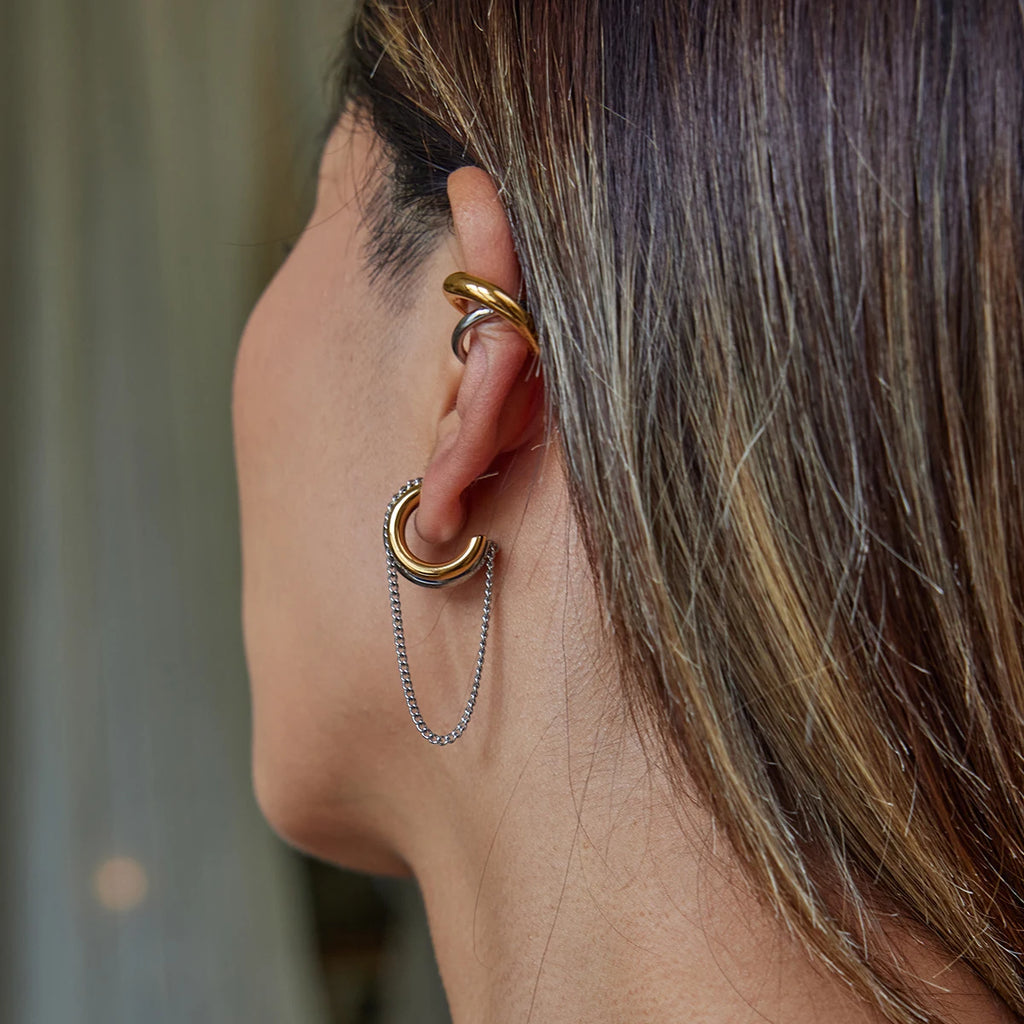Line Tassel Earrings — Stainless Steel · PS323
