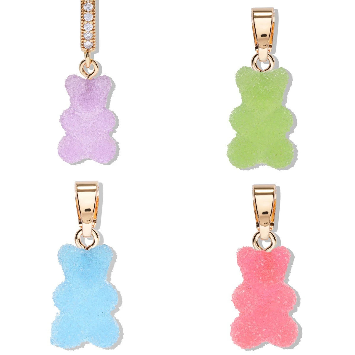 【DIY Pendant】Copper Bear Charm Pendant - PC011