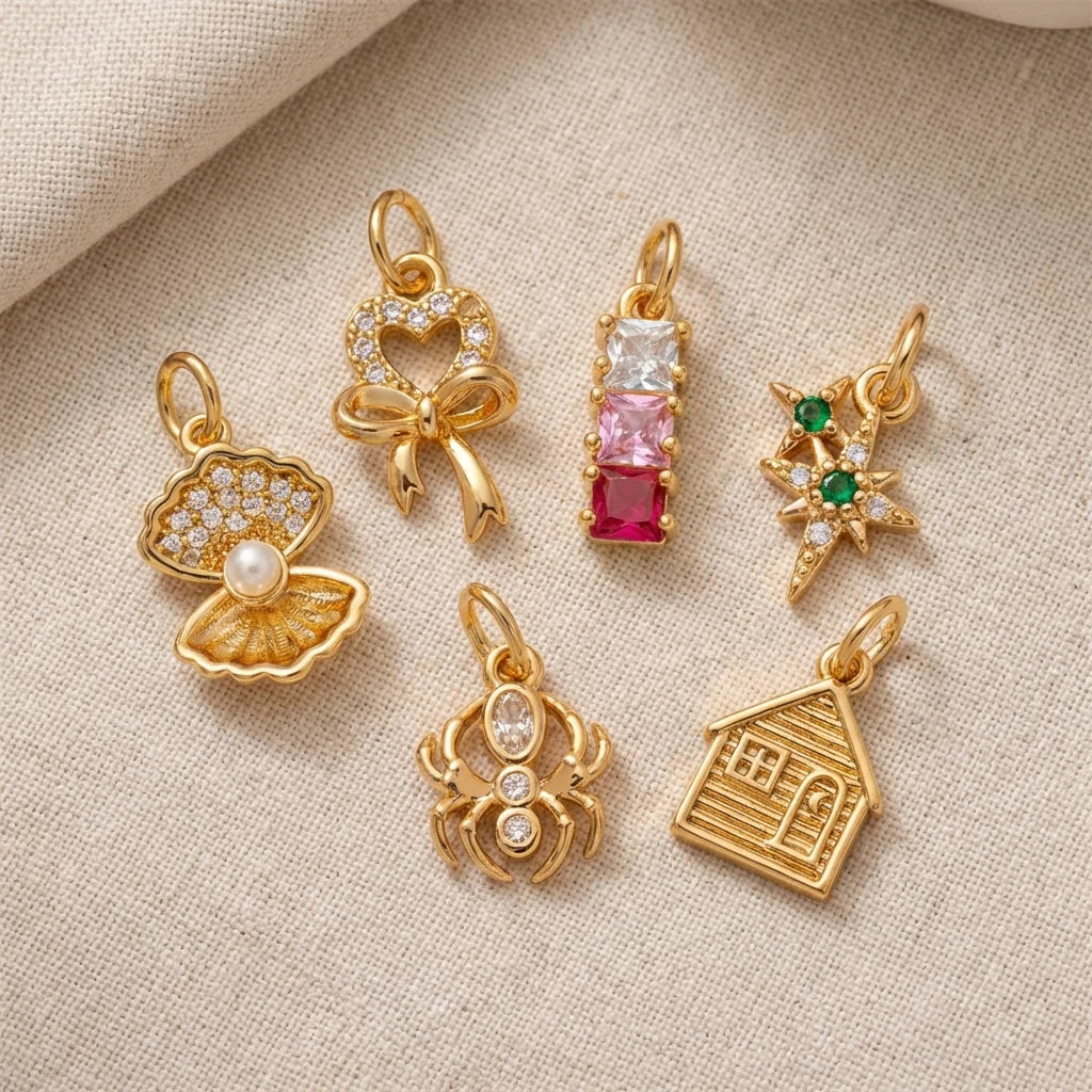 【DIY Pendant】Stainless Steel Food & Beverage Charm Pendant - PS015