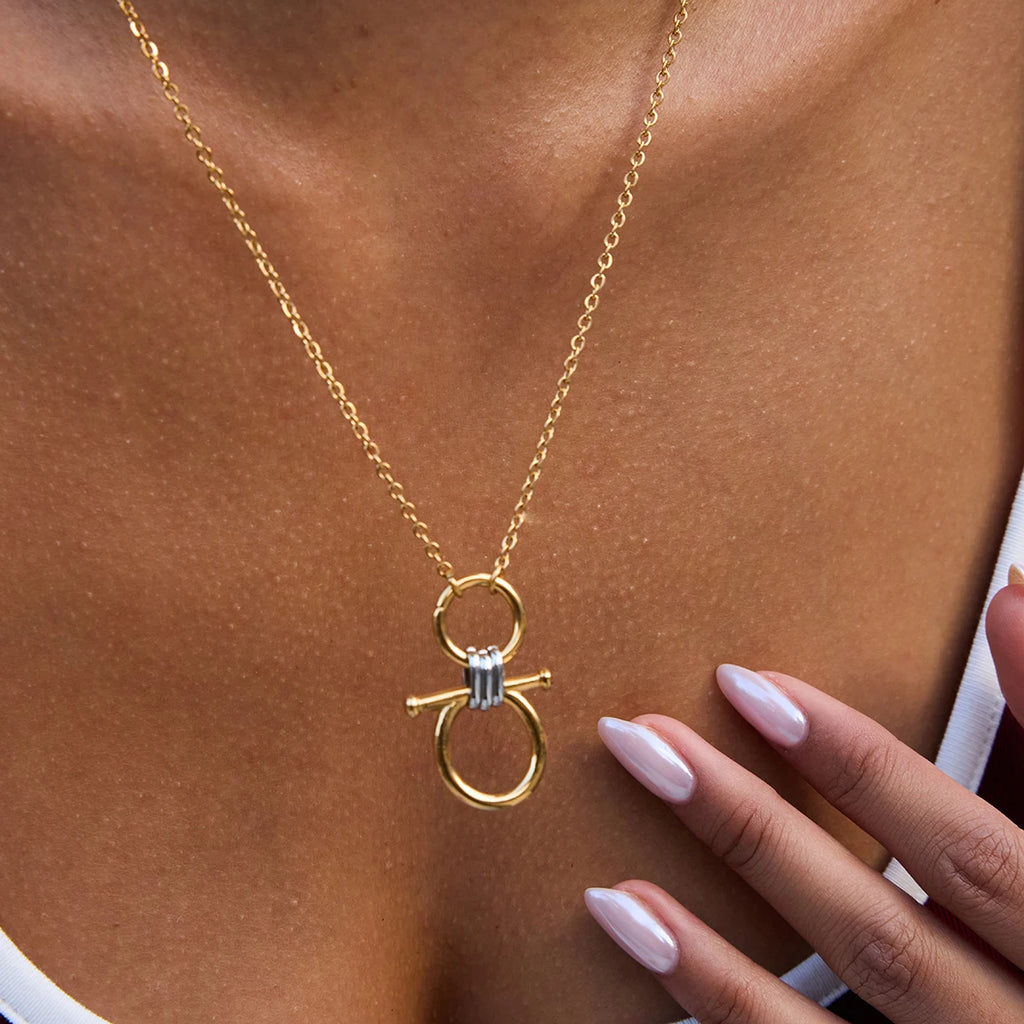 Equestrian Smooth Necklace — Stainless Steel · PS304