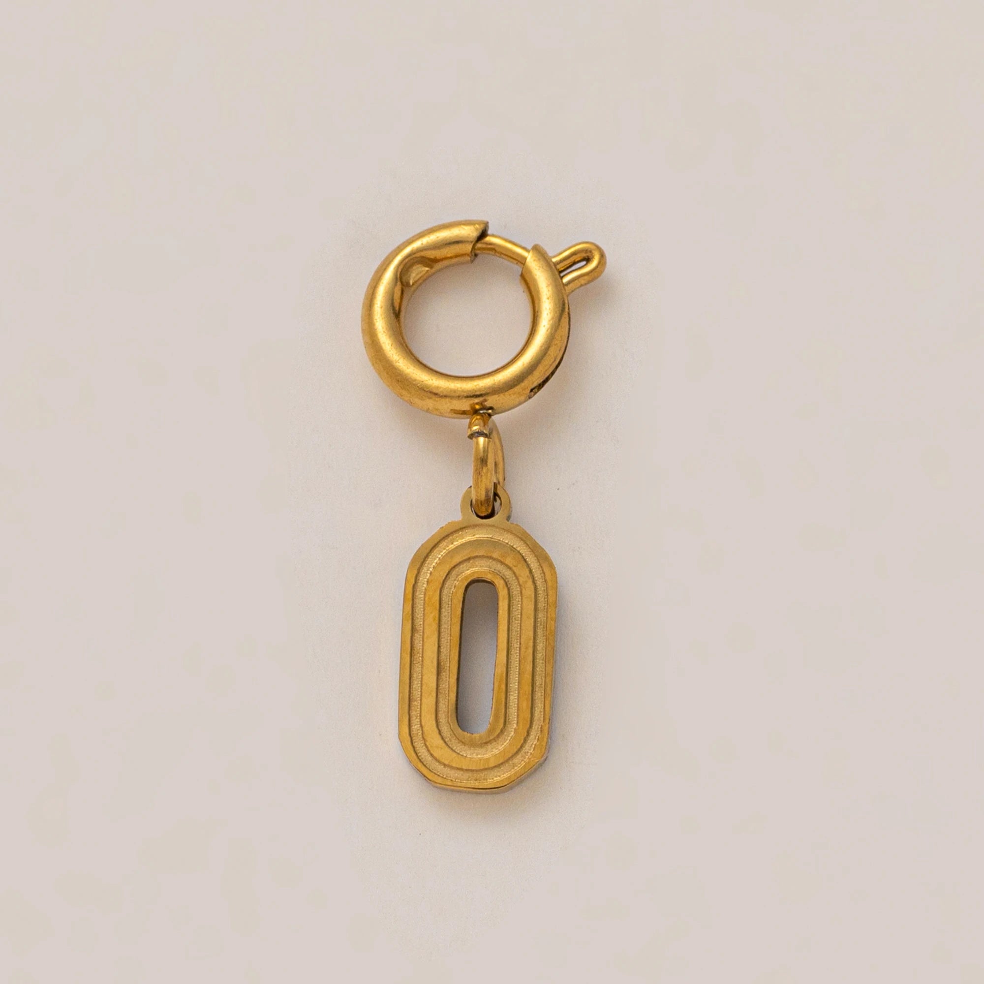 【DIY Pendant】Stainless Steel Number Charm Pendant - PS019