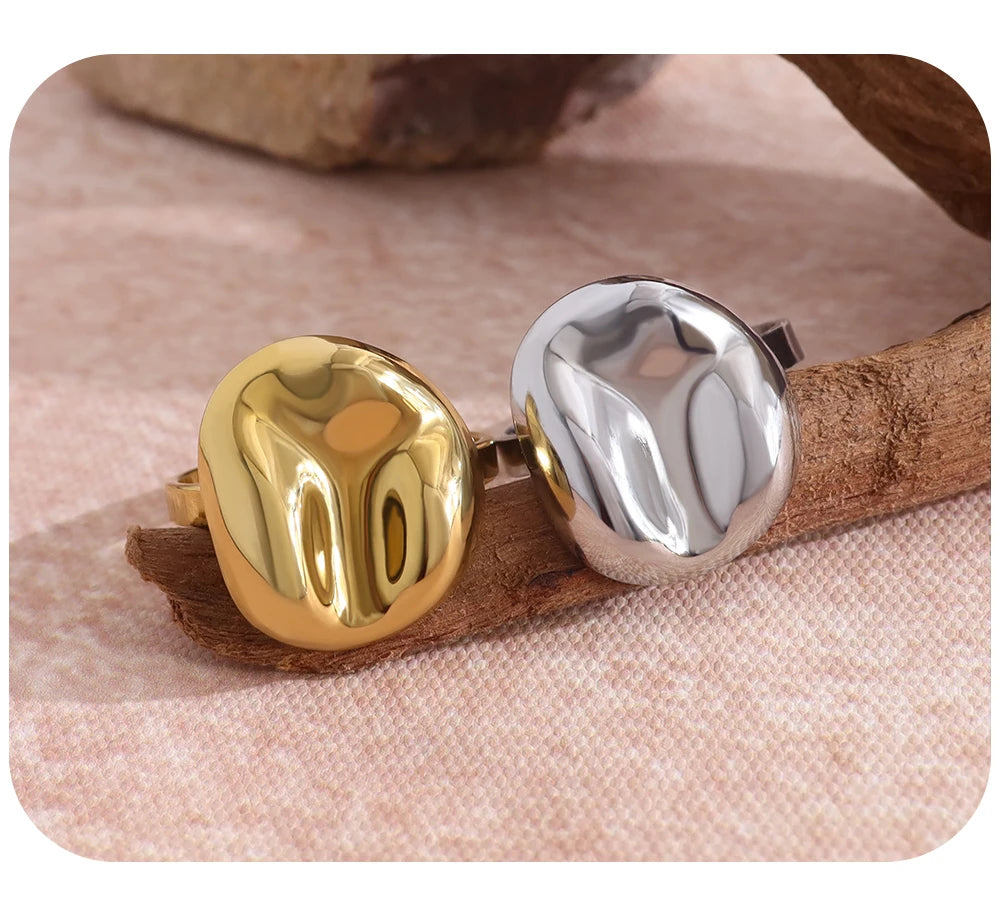 Irregular Vintage Ring — Stainless Steel · PS416