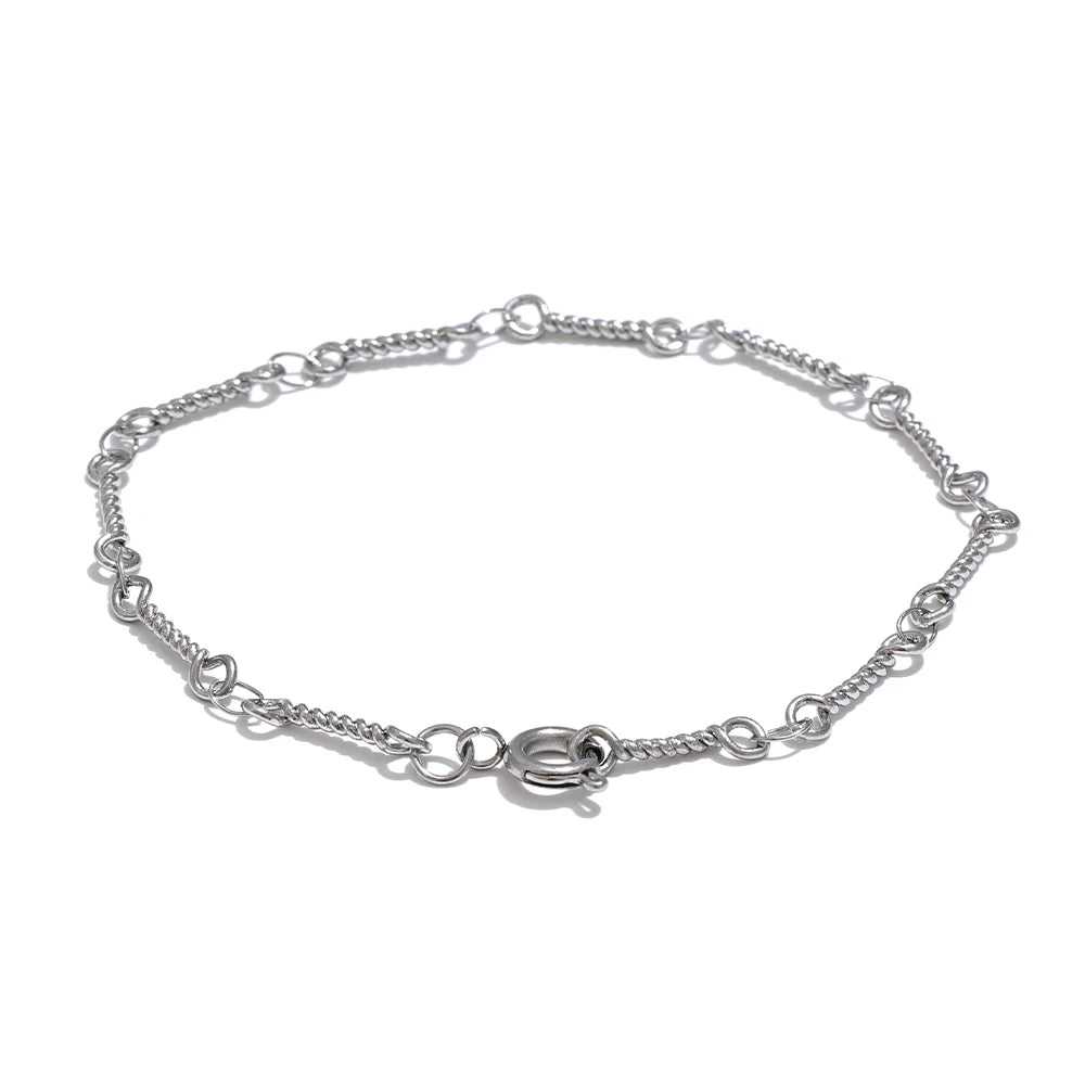 Geometric Chain Bracelet — Gold-Plated Stainless Steel · PS1667