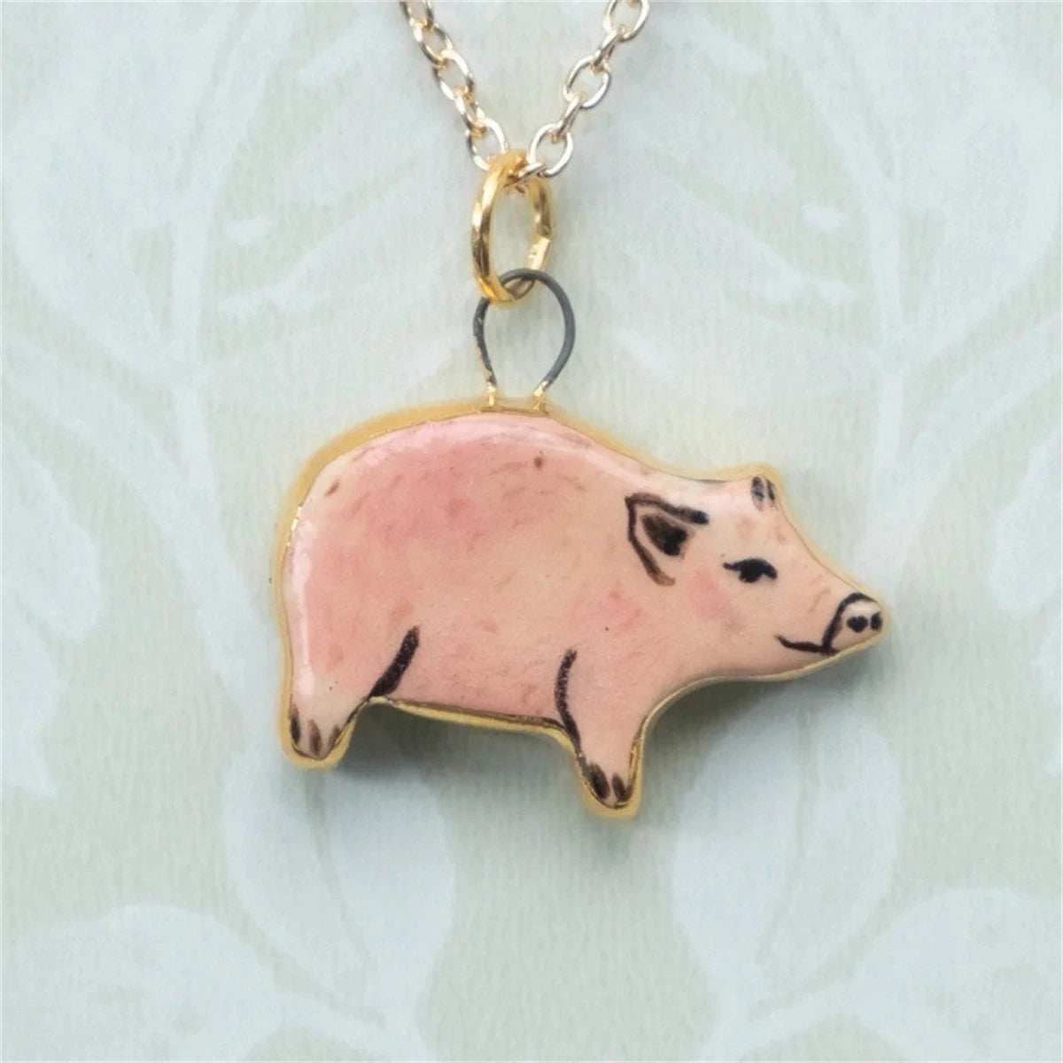 【DIY Pendant】Stainless Steel Animal & Floral Charm Pendant - PS005