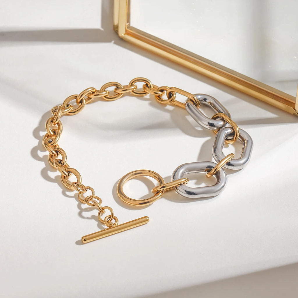 Twisted Chain Bracelet — Stainless Steel · PS352