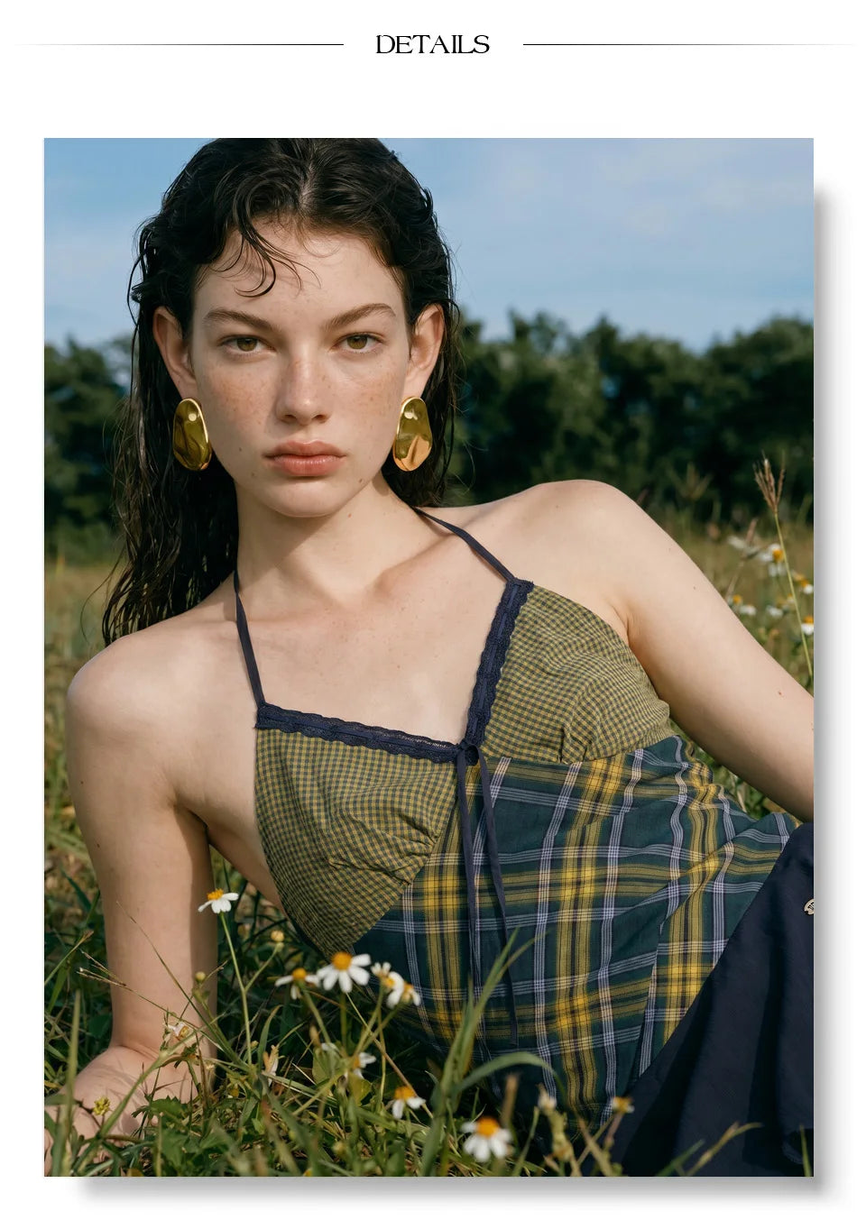 Geometric Earrings — Gold-Plated Stainless Steel · PS1530