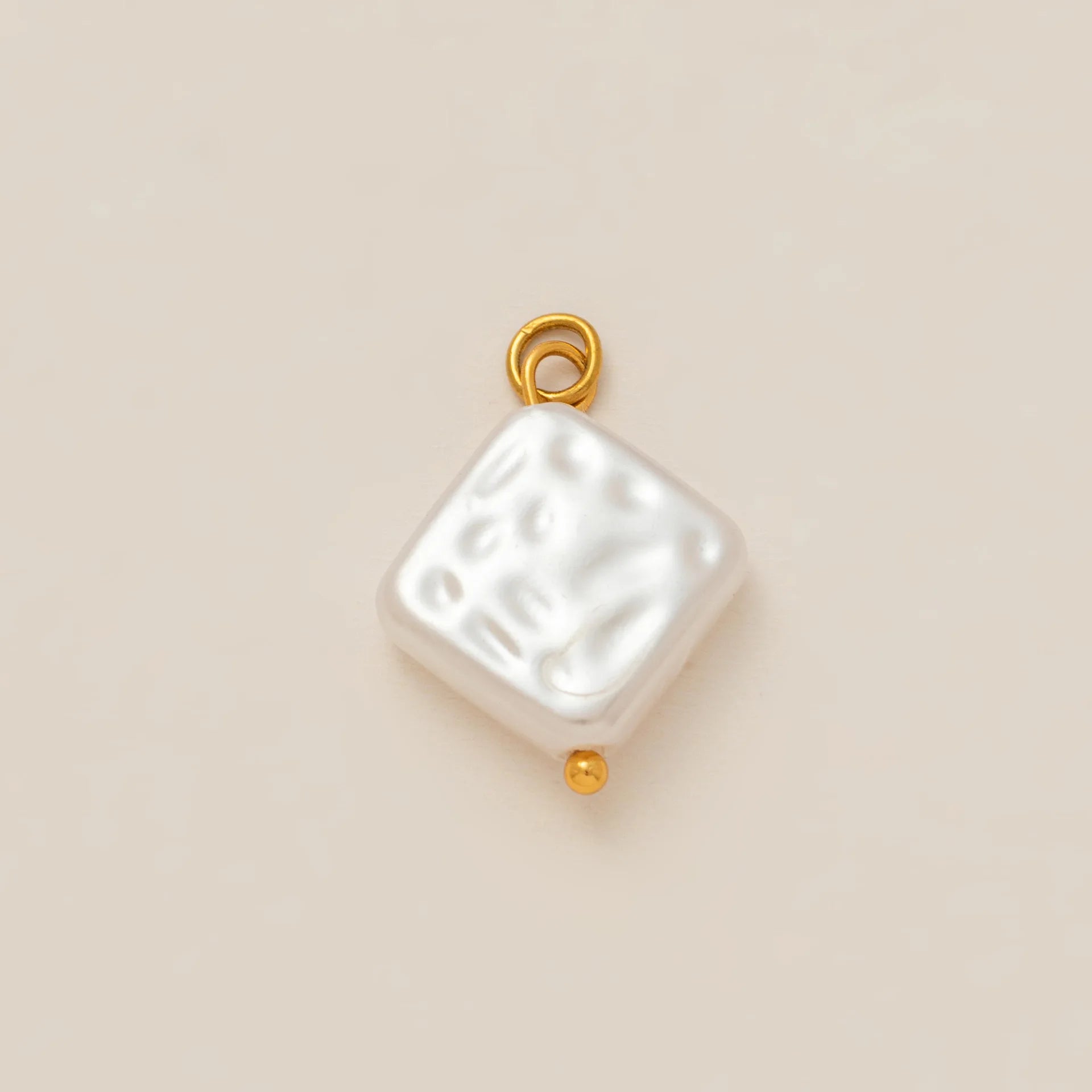【DIY Pendant】Stainless Steel Lucky & Floral Charm Pendant - PS026