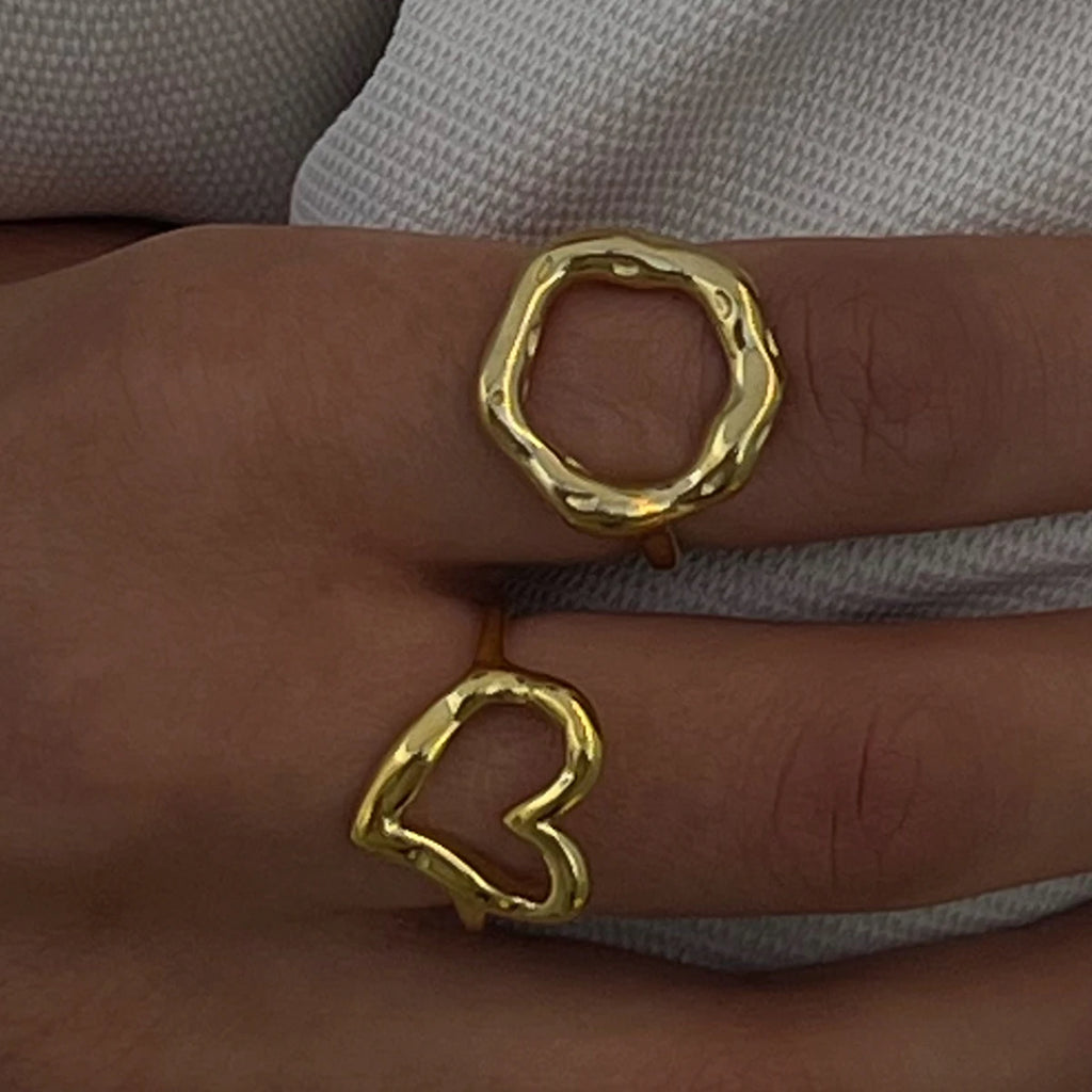 Statement Ring Stack — Stainless Steel · PS255