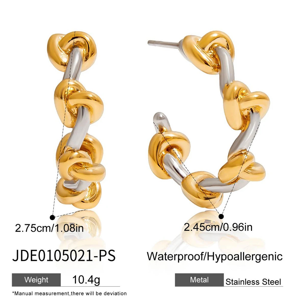 Dancing Figure Drop Earrings — Stainless Steel · PS108