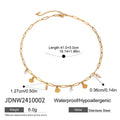 Conch Stone Rope Pendant — Stainless Steel · PS296